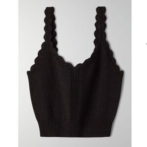 Sunday Best Aritzia black 
Eowyn Knit Top size XXS